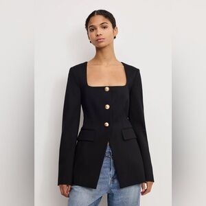 Good American - Soft Stretch Ponte Sculpted Blazer